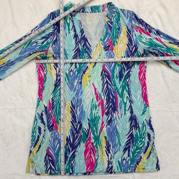 LILLY PULITZER Sophie Light as a Feather Tunic Top Small - Picture 8 of 8